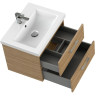 Тумба под раковину подвесная CERSANIT LARA 60 орех 64134